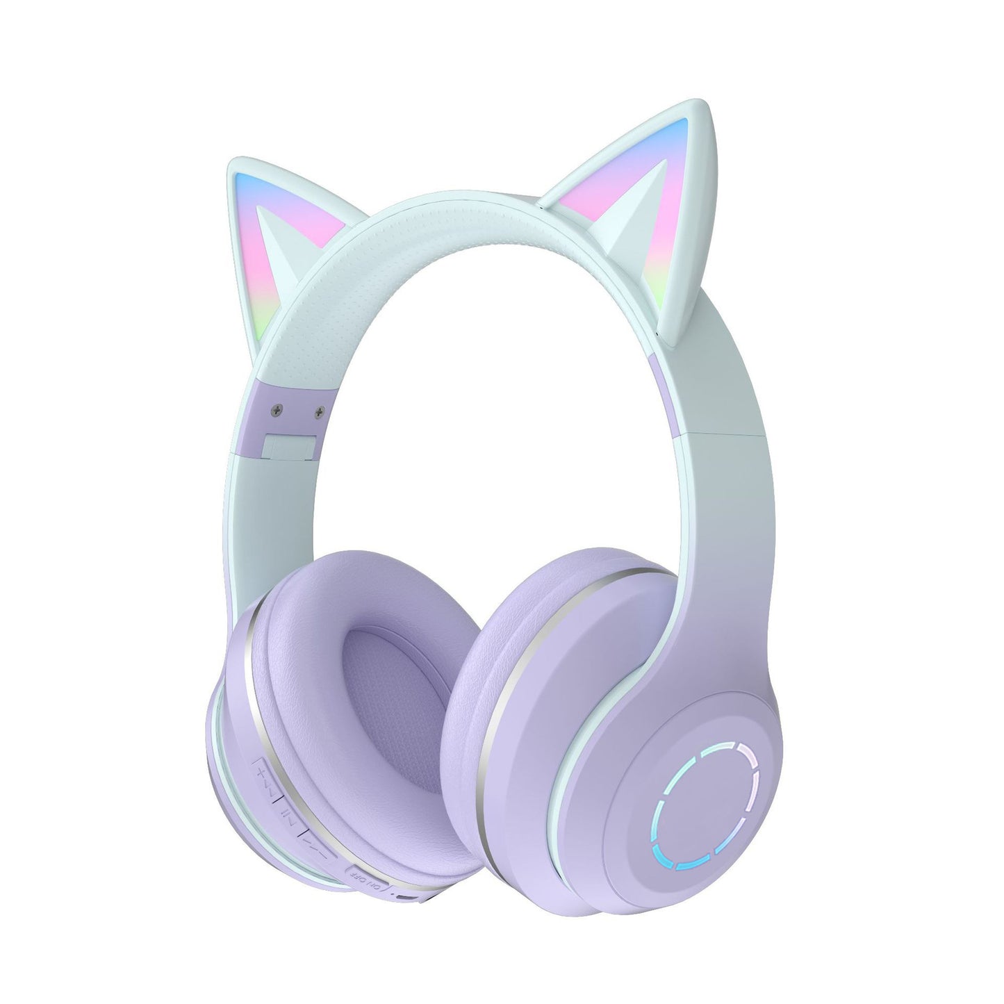 ヘッドホン イヤホン かわいい 猫耳 子供用 Bluetooth5.3