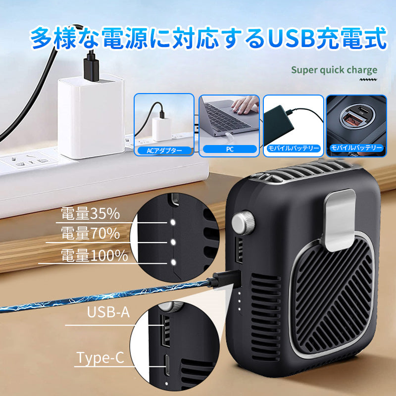 Belt Fan, Waist Belt Fan, Sitting Fan, 10000mAh, Stepless Air Volume Adjustment, Portable Fan, Neck Fan, Belt, Neck Hanging, Outdoor Work/Outdoor/Travel, Powerful Air Blower, USB Portable, Hands-free Belt Fan