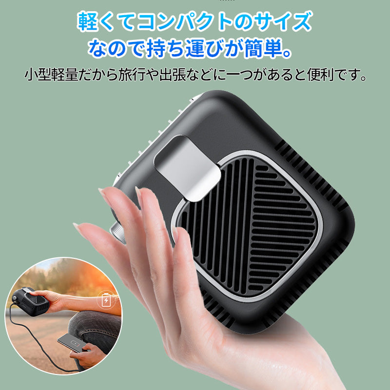 Belt Fan, Waist Belt Fan, Sitting Fan, 10000mAh, Stepless Air Volume Adjustment, Portable Fan, Neck Fan, Belt, Neck Hanging, Outdoor Work/Outdoor/Travel, Powerful Air Blower, USB Portable, Hands-free Belt Fan