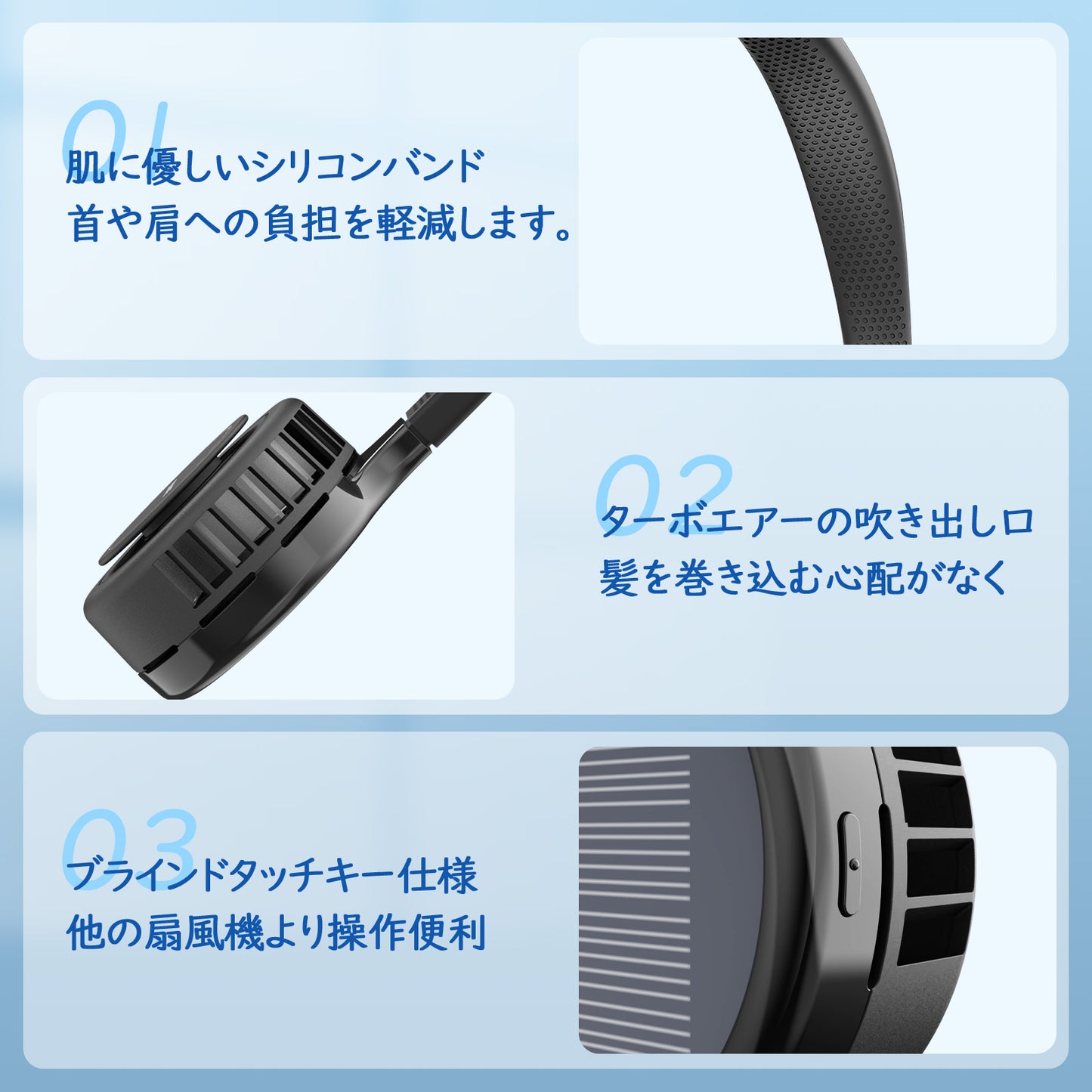 ソーラー 首掛け扇風機 静音 扇風機 首掛け ネックファン 省エネ 2000mAh大容量 3段階調節 ソーラー充電/USB充電 長時間連続稼働 花火大会/遠足/スポーツ観戦/アウトドア/運動用 マスク蒸れ対策 夏さ対策 熱中症対策 父の日 母の日 敬老の日 プレゼント 【2023年最新型】