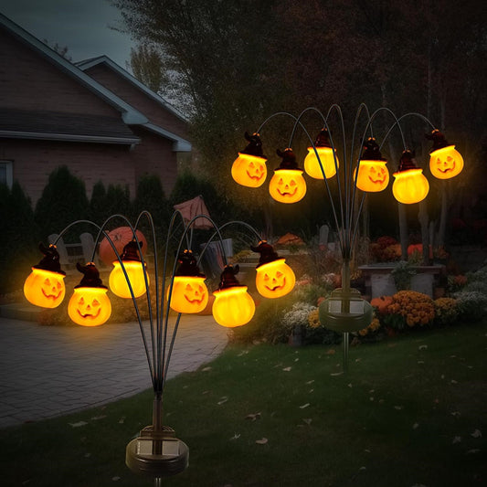 Halloween Decoration Garden Light Pumpkin Light Solar Outdoor IP65 Waterproof Pumpkin Illumination Light