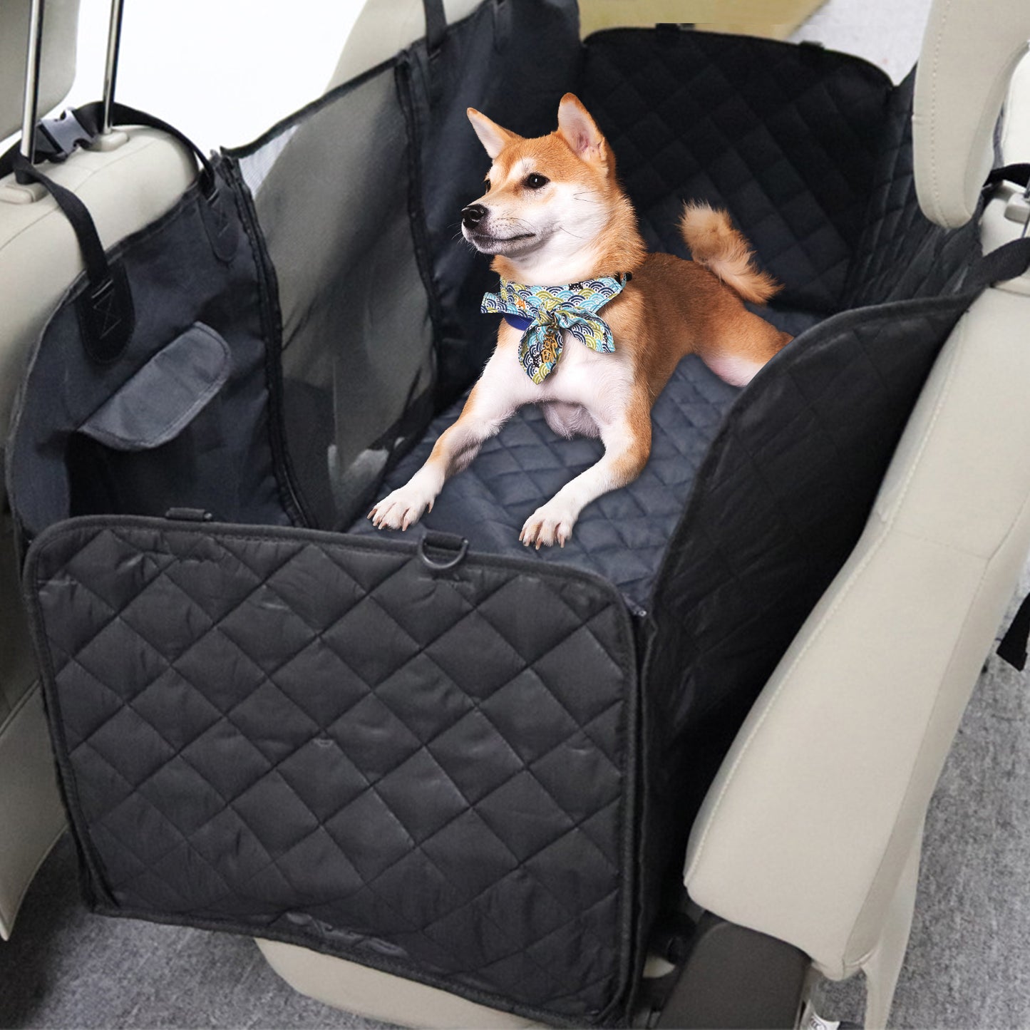 犬用 ドライブボックス ペット用ドライブシート 犬 ドライブ カーシート　シートカバー　ドライブアウトドア　後部座席用