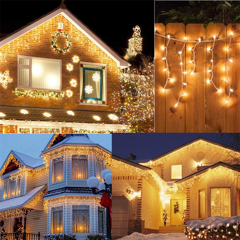 LEDイルミネーション ソーラー つらら 屋外 クリスマスツリー ライト 128球 256球 3m 5m カーテンライト パーティー リモコン 防水 電飾
