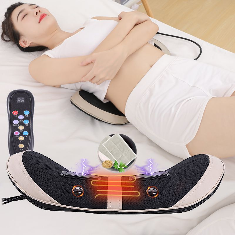 Waist Massager Massager Waist Pulse Vibration Mode Switching Pain Relief Aeration Gift Father's Day