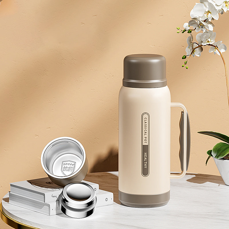 Water Bottle, Stainless Steel Bottle, Direct Drinking, Cup Type, Wide Mouth, Easy to Wash, 1500ml-2000ml, Mug Bottle, Cold Insulation, Thermal Insulation